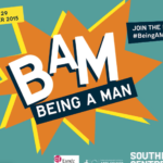 Chief Exec, Nathan Roberts at the Being A Man Festival 2015
